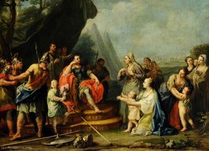 Coriolanus Entreated by His Womenfolk