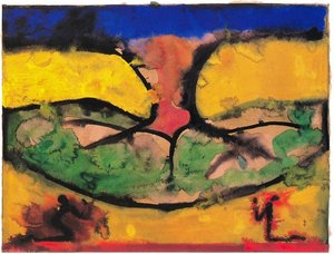 Untitled (293) — Francesco Clemente, Abstract Expressionism