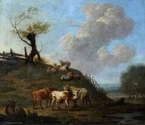 Landscape With Cattle — Willem Romeijn