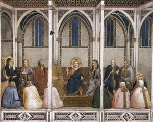 Christ Among The Doctors (north Transept, Lower Church, San Francesco, Assisi) — Giotto Di Bondone, Proto Renaissance