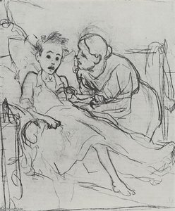 Mother With Sick Child — Vasily Grigoryevich Perov