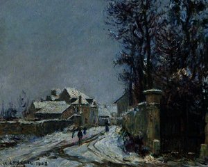 Snow at St Auen d'Aumone