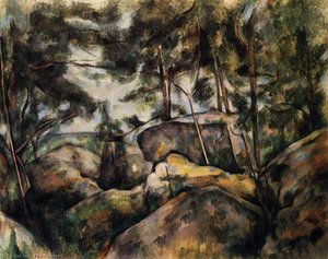 Rocks At Fountainebleau — Pol Sezan, Post-impressionism