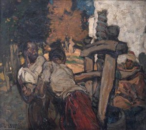 The Olive Press — Frank Brangwyn
