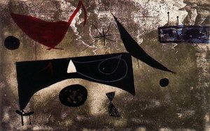 Maqueta Per A La Sèrie Els Gossos 7 — Joan Miró