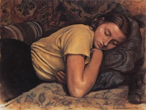Sleeping Katya — Zinaida Serebriakova