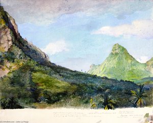 Mount Tohivea, Island Of Moorea — John La Farge