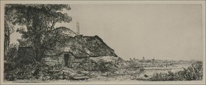 A Large Landscape With A Mill-sail — Rembrandt Van Rijn, Baroque Dutch Painting