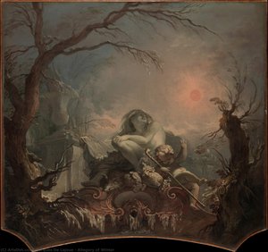 Allegory Of Winter — Jacques De Lajoue, Rococo