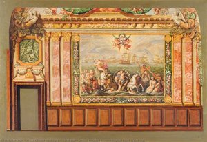 Side Wall, Queens Drawing Room, Hampton Court (scale Copy) — Vivian Charles Hardingham
