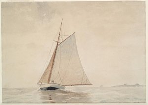 Sailing Off Gloucester — Winslow Homer, American Romanticism