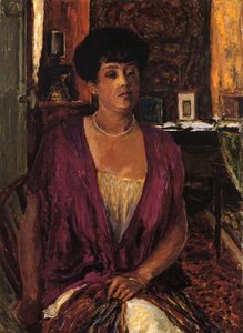 Madame Claude Anet In An Interior — Pierre Bonnard