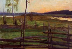 Summer Evening — Albert Edelfelt, Finnish Realism