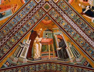 Bóveda De Los Padres De La Iglesia. San Jerónimo — Giotto Di Bondone