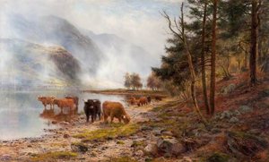 Rising Mists, Loch Eck — Louis Bosworth Hurt