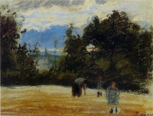 The Clearing. — Camille Pissarro