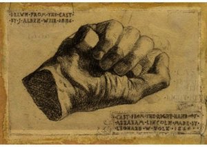 Abraham Lincoln's Hand — Julian Alden Weir