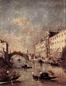 Rio Dei Mendicanti — Francesco Lazzaro Guardi