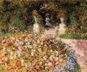 The Garden (also Known As In The Park) — Pierre-auguste Renoir, Impressionism