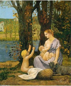 Allegory Of Charity — Pierre Cécile Puvis De Chavannes
