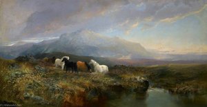Ponies On Dartmoor — William Widgery
