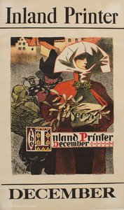 'the Inland Printer. December', (43 X 25 Cm) (1896) — Joseph Christian Leyendecker