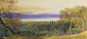 Lake Of Halikiopoulos, Corfu — Edward Lear