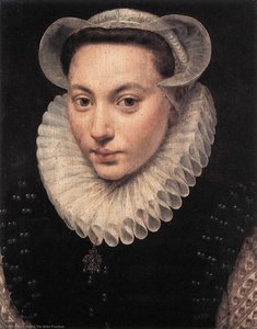 Portrait Of A Young Woman — Frans Pourbus The Elder