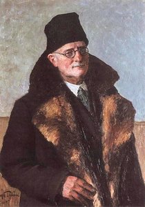 Self-portrait In Furs — Igor Emmanuilovich Grabar