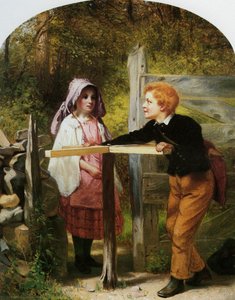 Pay Toll — John George Brown, Barbizon School