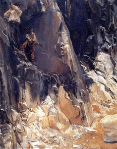 Marble Quarries At Carrara — John Singer Sargent, Academic Realism
