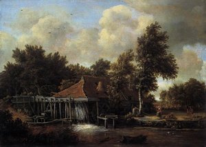 A Watermill 1 — Meindert Hobbema