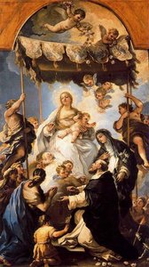 Madonna Of The Rosary — Luca Giordano