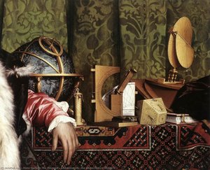 Botschafter - Die Botschafter (detail)3 — Hans Holbein Der Jüngere, Nordrenaissance