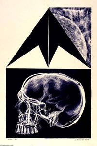 Skull — Lowell Nesbitt