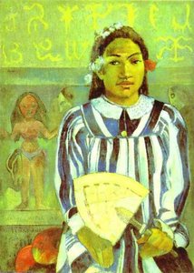 Merahi Metua No Tehamana (ancestors Of Tehamana) — Eugène Henri Paul Gauguin, Post-impressionism