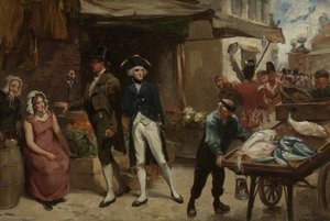 Nelson Leaving Portsmouth for the 'Victory', 1805