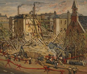 Fulham Hospital after Bombing