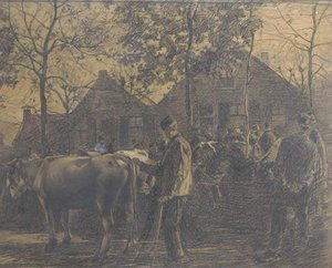 The Cattle Market — Wilhelmus Hendrikus Petrus Johannes Zwart