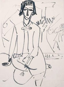 Seated Girl — Ernst Ludwig Kirchner