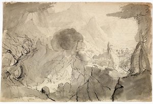 Expulsión Del Jardín Del Edén — Thomas Cole