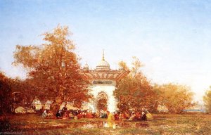 Fontaine De La Sultane Mihrisah, Eaux Douces D'asie — Félix Ziem