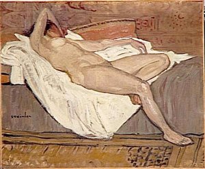 Petit Nu Sur Un Lit — Theophile Alexandre Steinlen