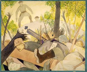 Salad A Cleaned Up Machine Gun Nest, Bois De Belleau — Claggett Wilson