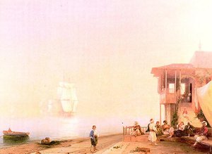 Embankment Of Oriental Town — Ivan Konstantinovich Aivazovsky