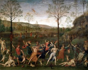 Combat Of Love And Chastity — Vannucci Pietro (le Perugin), Renaissance