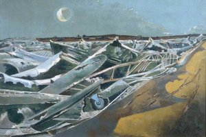 Totes Meer (dead Sea) — Paul Nash