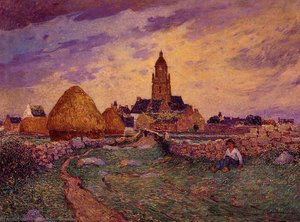 Path In Front Of The Church Of Croisic — Фердинанд Ди Пуигадо