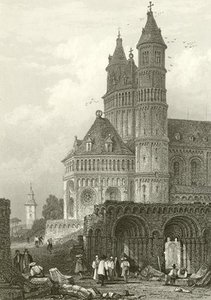 The Cathedral At Worms — Samuel Prout