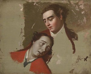 La Muerte Del General Wolfe En Quebec, 1759 (estudio) — George Romney
